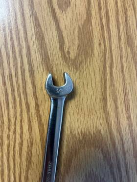 Rxs12 Snap On Fxs12 - 3/8 Open End Tubing Flare Wrench Item # 2a