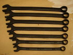 Goex707b Snap-on 7pc. 12 Point Sae Flake Drive Combination Wrench Set