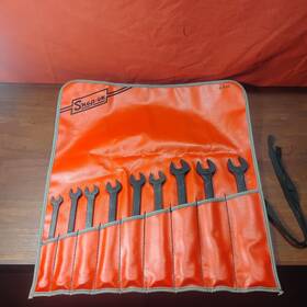 Snap-on Goexm100 Vintage Black Long Wrenches 9 Piece Set 10-19 Without 16. Goexm160. C92c