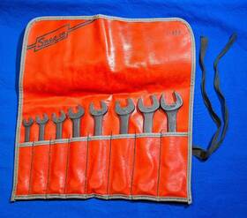 Goexs708k Snap-on 8 Piece Sae Short Combination Wrench Set Industrial Finish