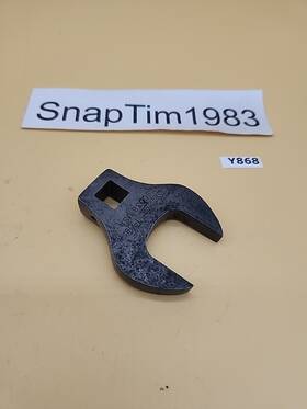 Gsco38 Snap-on Tools 1 -3/16 Inch Open-end Industrial Crow Foot Wrench Usa