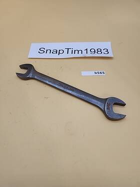 Gvo2224 Snap-on Tools 11/16 Inch -3/4 Industrial Finish Open End Wrench Usa