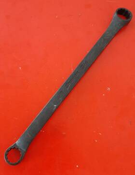 Gxb2024a Snap-on Tools Usa 5/8 Inch X 3/4 Double Box End Wrench Industrial Finish