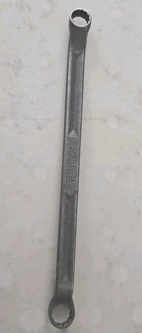 Gxv1214 Snap-on 3/8 Inch -7/16 12pt Sae Industrial Finish Offset Box End Wrench
