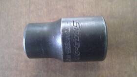 Im140a Snap-on Tools 7/16 Inch Sae 1/2 Drive 6-point Shallow Impact Socket Usa