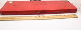 Kra-282 Snap-on Tools Red Metal Tool Storage Box 19.25 Inch X 5.75 1.5 Usa