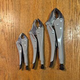 Lp10wr Snap-on Lp5wr Lp7wr Tools 3 Pc Locking Pliers Set Made In Spain