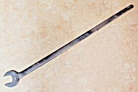 Snap-on Lt18 Vintage Blue-point By 9/16 Inch No. Lt-18 Open-end Tappet Wrench 12 In Usa