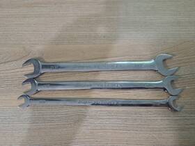 Snap-on Lta1214 3-piece Sae 7/16 Inch - 11/16 Low Torque Slimline Open End Lta Wrench Set