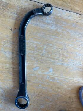 N6369-r Snap-on Curved 12 Point Wrench 3/4 And 7/8