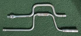 Ns4c Snap-on 2 Vintage -on 1/2 Inch Drive Speed Wrench Handle-ns-4c And Sv4