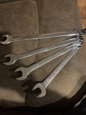 Oex-28 Snap-on Obx-28 Large Flank Drive Sae Combination Wrenches 30 32 34