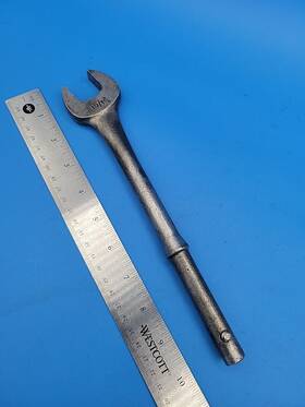 S-12-12 Snap-on Oe130a Tools Open End Tubular Wrench 15/16 Inch Usa