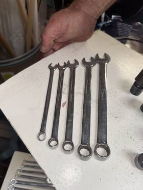 Oex-10-18 Snap-on Wrenches 5/16 To 9/16 Inch