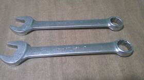 Oex-15-oex-16m Snap-on Vintage Tools -15mm- 16mm Combination Wrench 12 Point Part# Oex-15m16m