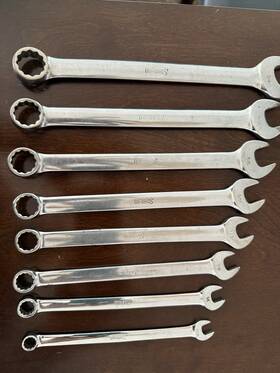 Oex10-24 Snap-on Standard Wrench Set 8 Piece