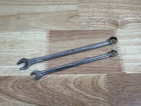 Oex10-oex8 Snap-on Tools Oex10 5/16 Inch And Oex8 1/4 Sae 12-point Chrome Combination Wrenches