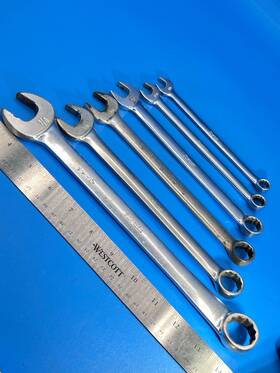 Oex28 Snap-on Oex12 Oex18 Tools Combination Wrench 3/8 Inch To 7/8 Sae Oex Series Usa S-2-8