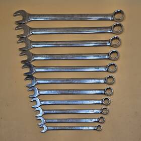 Oex12b-oex32b Snap-on 11pc Combination Wrench Set 3/8 Inch - 1 Made In Usa