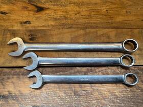 Oex28 Snap-on Oex22 Oex24 Tools Combination Wrench Lot Of 3 Oex 22 - 12 Point