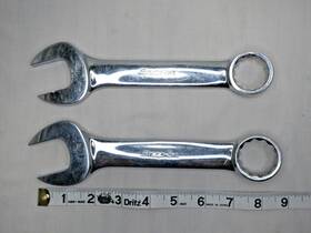 Oex360 Snap-on Oex340 Tools 1 1/16 Inch 1/8 Short Combination Wrenches 1989 Lot Of2