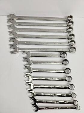 Oexm1 Snap-on Metric Combination Wrench 7-9mm And 11mm-22mm Short Long Mix Set