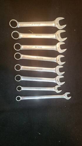 Snap-on Oexm18 2 Combo Flank Drive 12 Pt. Metric Wrench Set Usa