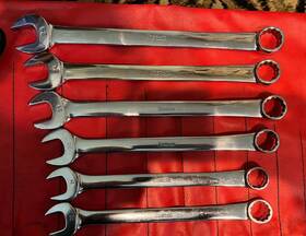 Oexm200b-oexm250 Snap-on Oexm200-oexm250 20mm - 25mm Metric Flank Drive Combination Wrench Set