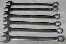 Oexm220b-oexm270b Snap-on 6pc Metric 12pt Flank Drive Combination Wrench Set 22-27mm #oexm220b-270