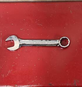Oexm22b Snap-on 22mm Stubby Combination Wrench 12 Pt Excellent Condition