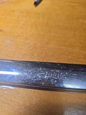 Oexm250b Snap-on - 25mm Wrench 12 Point Metric Flank Drive Usa Good Condition Aa
