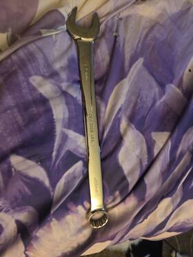 Oexm280b Snap-on Tools Usa 28mm Metric Flank Drive Chrome Combination Wrench Oexm280bused