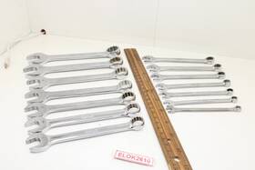 Oexm6-oexm19 Snap-on 6-19mm 14 Piece 12 Point Metric Combination Wrench Set Usa