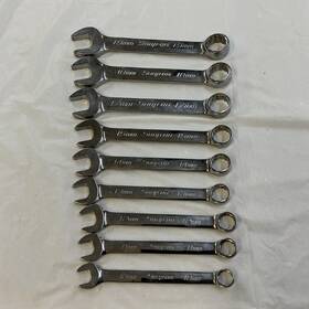 Oexsm709bvx Snap-on Tools 9 Piece Metric Combination Wrench Set 10-19mm