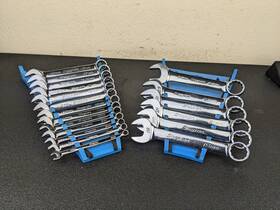 Oexsm719b Snap-on #bn733 Tools 19pc Master Short Wrench Set Metric 6mm To 24mm