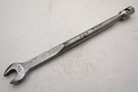 Oh16 Snap-on Vintage Tools 1/2 Inch Sae Flex Head / Open End Combination Wrench -