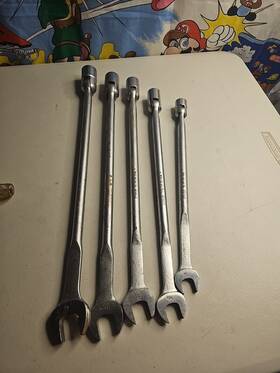 Oh28 Snap-on Oh20 Oh22 Oh24 Oh26 Flex-head Open End Swivel Socket Wrench
