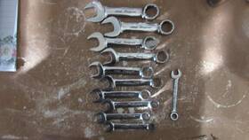 Oixm710b Snap-on Metric Midget Wrench Set Plus 9mm