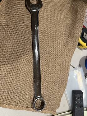 Orx38b Snap-on 1-3/16 12 Point Combination Wrench Used