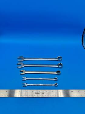 Osh24 Snap-on Osh10 Osh11 Osh16 Osh22 Combination Wrench Set 5/16 Inch To 3/4 6pt S-2-5