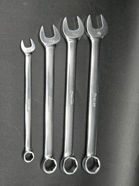 Osh24 Snap-on Osh12 Osh18 Osh22 4 Pc 6 Point Wrench Set 3/8 Inch 9/16 11/16 3/4