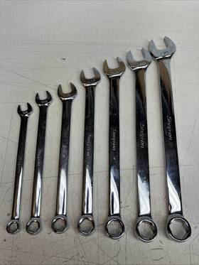 Osh12a Snap-on Osh12a/osh14 7 Piece 6 Point Combination Sae Wrench Set