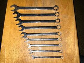 Osh709 Snap-on Osh711 Vintage Tools 6pt Combination Wrench Set 5/16 Inch -3/4 9 Pieces