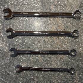 Oshm160b Snap-on Never Used Set Of 4 Tools Wrenches 10mm 12mm 14mm 16mm Vintage Usa