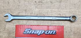 Oshm90b Snap-on - 9mm Standard Handle 6 Pt Chrome Combination Wrench Nice