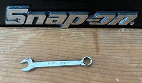 Ox111sb Snap-on Tools Ox1-11 Chrome 11/32 Inch Combination Wrench Stubby