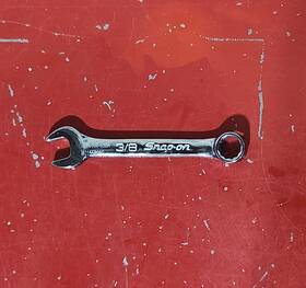 Ox112b Snap-on Sae 3/8 Inch Small Midget Combination Wrench 12 Point
