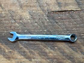 Ox17s Snap-on Tools 7/32 Inch Combination Wrench Usa 2