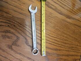 Oxa160b Snap-on 1/2 Inch 15 Degree Offset 6pt Box End Combo Open Wrench