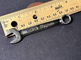 Oxi125b Snap-on Snapon 3/8 Combination Wrench Stubby 6 Point Usa